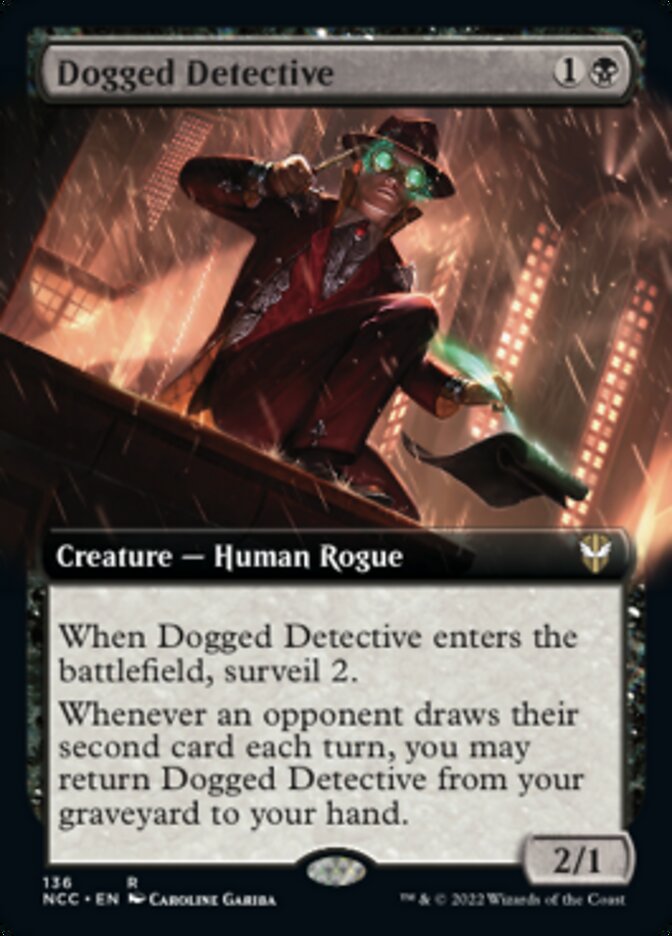 Dogged Detective (Extended Art) [Streets of New Capenna Commander] | Event Horizon Hobbies CA