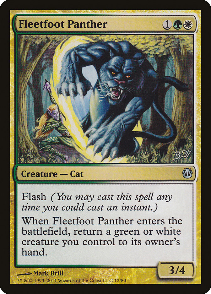 Fleetfoot Panther [Duel Decks: Ajani vs. Nicol Bolas] | Event Horizon Hobbies CA