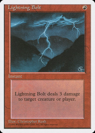 Lightning Bolt [Fourth Edition] | Event Horizon Hobbies CA