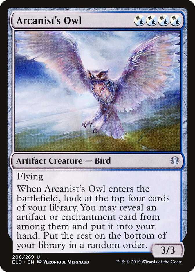 Arcanist's Owl [Throne of Eldraine] | Event Horizon Hobbies CA