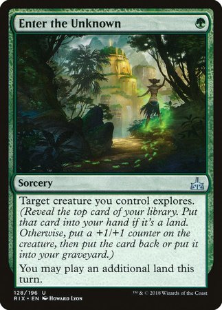 Enter the Unknown [Rivals of Ixalan] | Event Horizon Hobbies CA