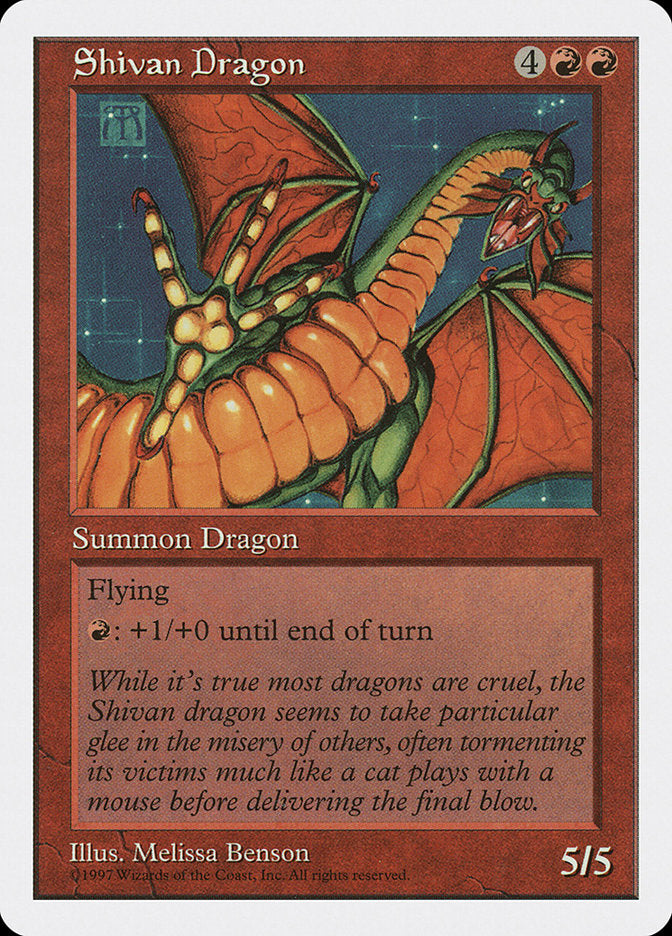 Shivan Dragon [Fifth Edition] | Event Horizon Hobbies CA