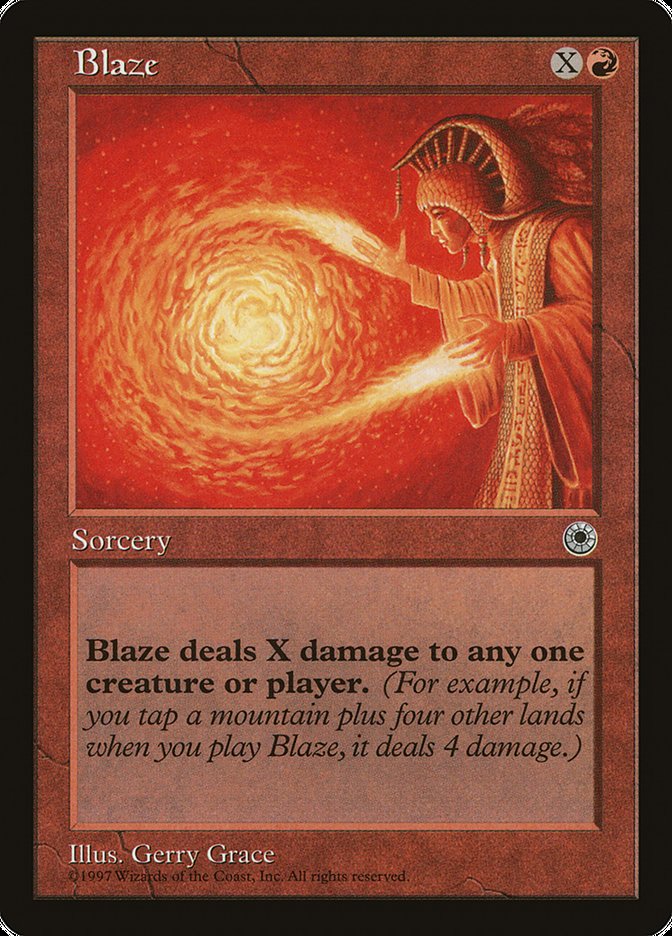 Blaze (No Flavor Text) [Portal] | Event Horizon Hobbies CA