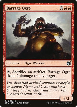 Barrage Ogre [Duel Decks: Elves vs. Inventors] | Event Horizon Hobbies CA