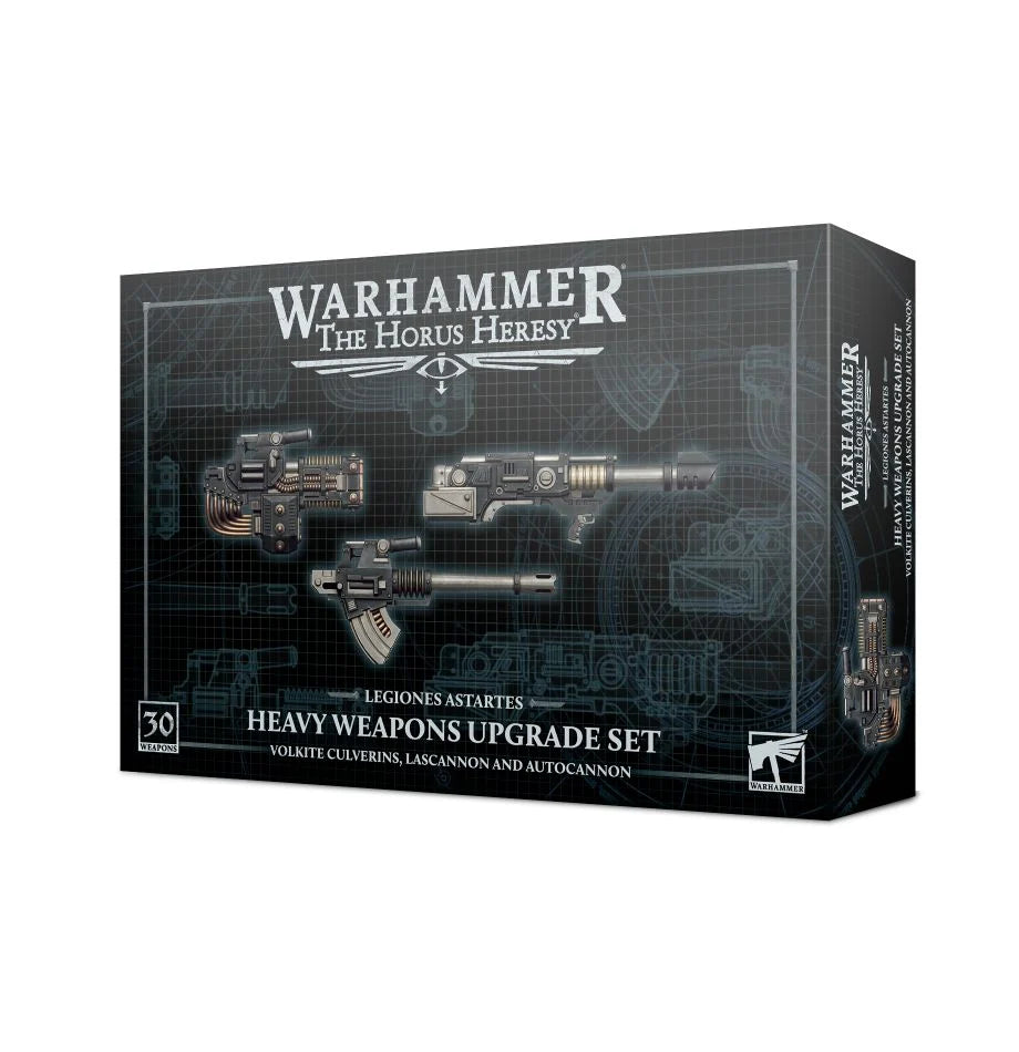 40K - The Horus Heresy - Legiones Astarted - Heavy Weapons Upgrade Set - Voolkite Culverins, Lascannon and Autocannon | Event Horizon Hobbies CA