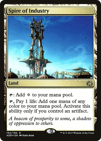 Spire of Industry [Aether Revolt Promos] | Event Horizon Hobbies CA