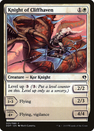 Knight of Cliffhaven [Duel Decks: Zendikar vs. Eldrazi] | Event Horizon Hobbies CA
