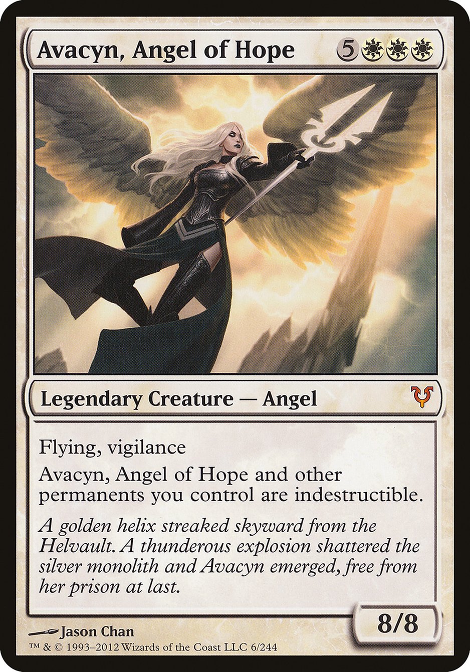Avacyn, Angel of Hope (Oversized) [Open the Helvault] | Event Horizon Hobbies CA