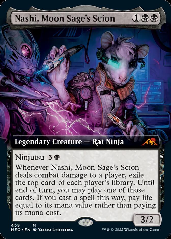 Nashi, Moon Sage's Scion (Extended Art) [Kamigawa: Neon Dynasty] | Event Horizon Hobbies CA