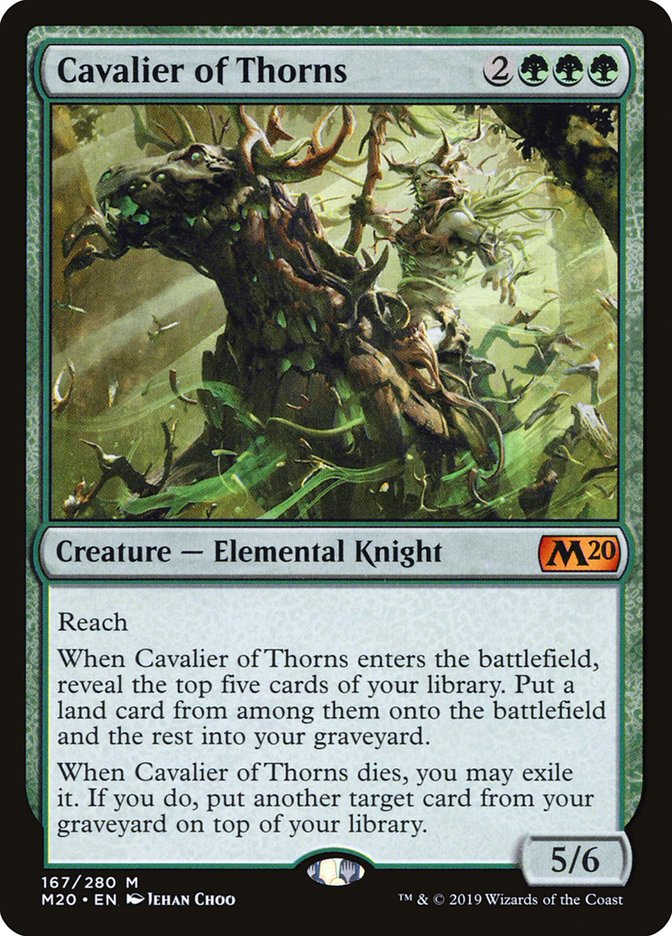 Cavalier of Thorns [Core Set 2020] | Event Horizon Hobbies CA