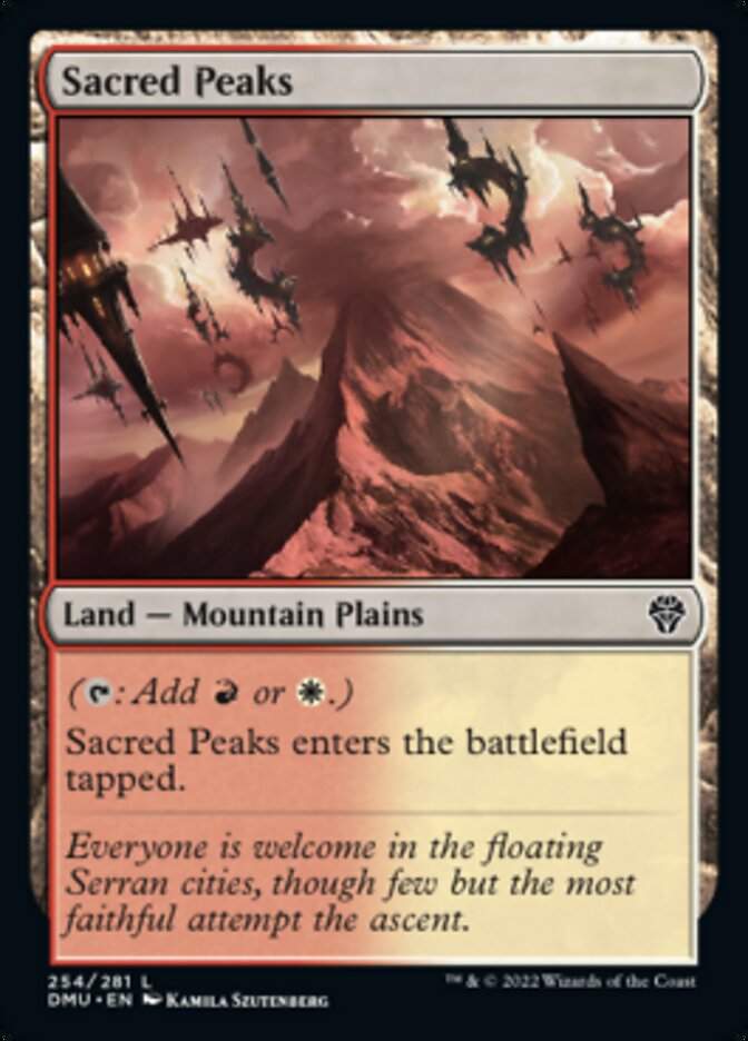Sacred Peaks [Dominaria United] | Event Horizon Hobbies CA