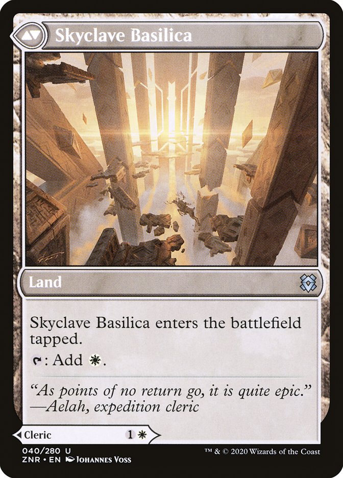 Skyclave Cleric // Skyclave Basilica [Zendikar Rising] | Event Horizon Hobbies CA