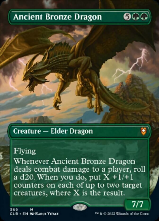 Ancient Bronze Dragon (Borderless Alternate Art) [Commander Legends: Battle for Baldur's Gate] | Event Horizon Hobbies CA