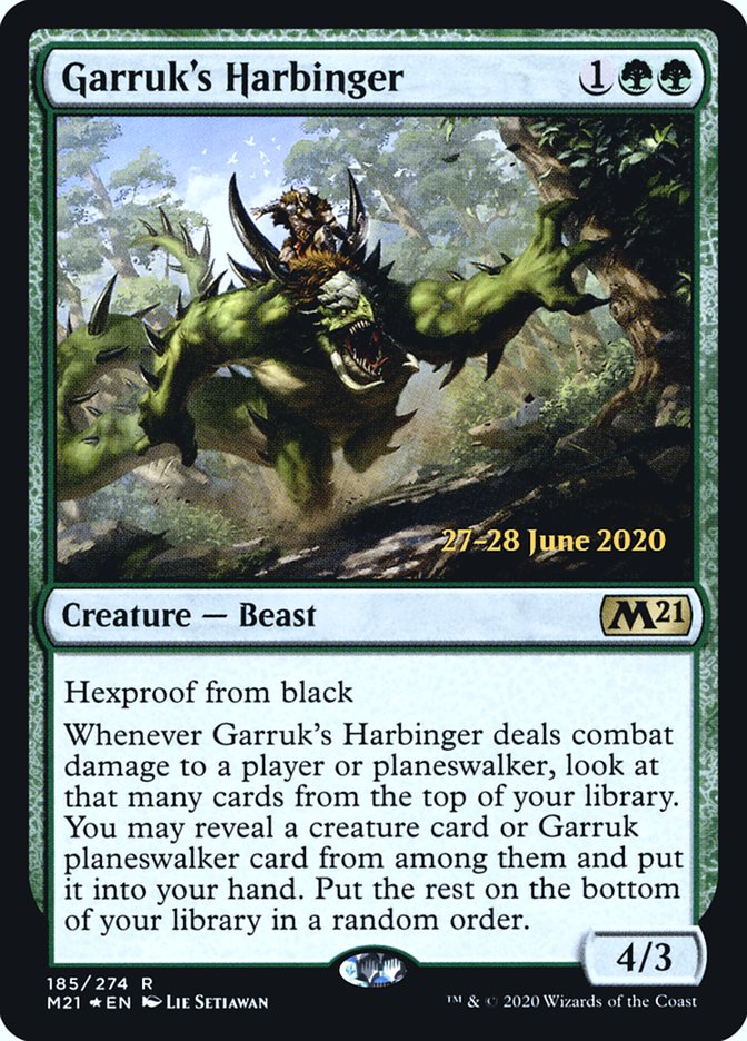 Garruk's Harbinger  [Core Set 2021 Prerelease Promos] | Event Horizon Hobbies CA