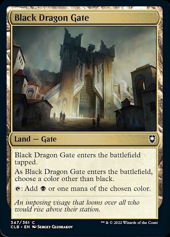Black Dragon Gate [Commander Legends: Battle for Baldur's Gate] | Event Horizon Hobbies CA