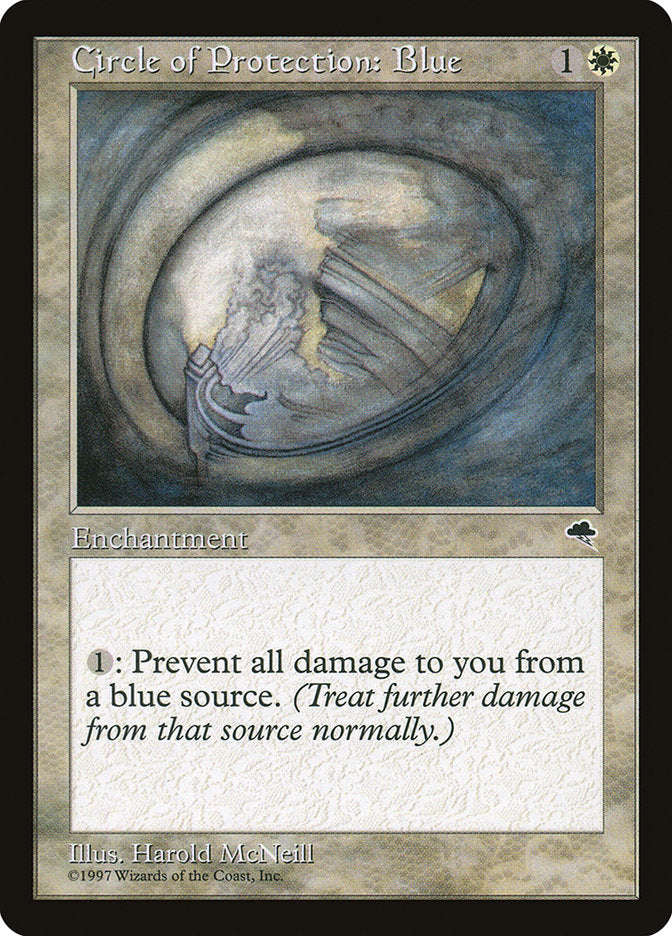 Circle of Protection: Blue [Tempest] | Event Horizon Hobbies CA