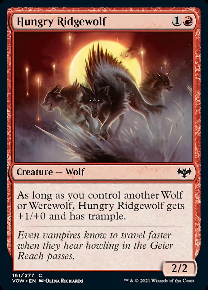 Hungry Ridgewolf [Innistrad: Crimson Vow] | Event Horizon Hobbies CA