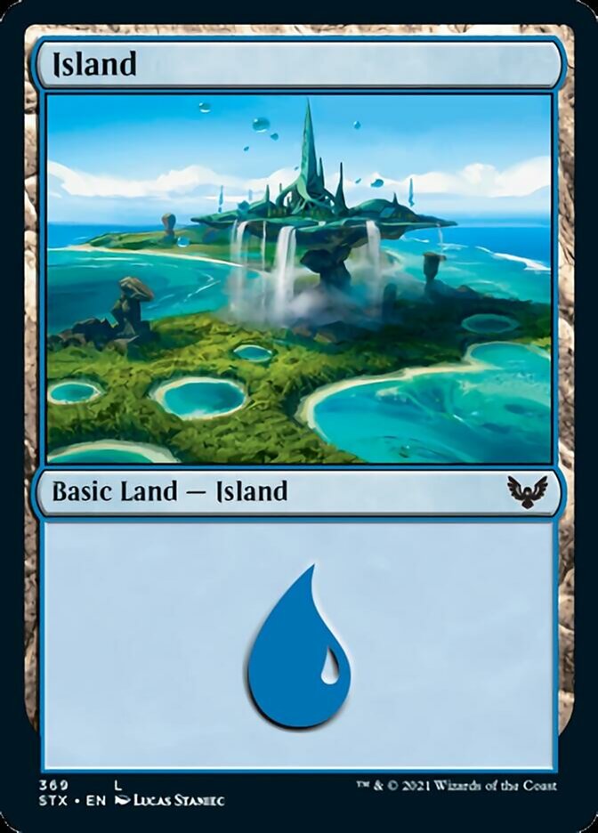 Island (#369) [Strixhaven: School of Mages] | Event Horizon Hobbies CA