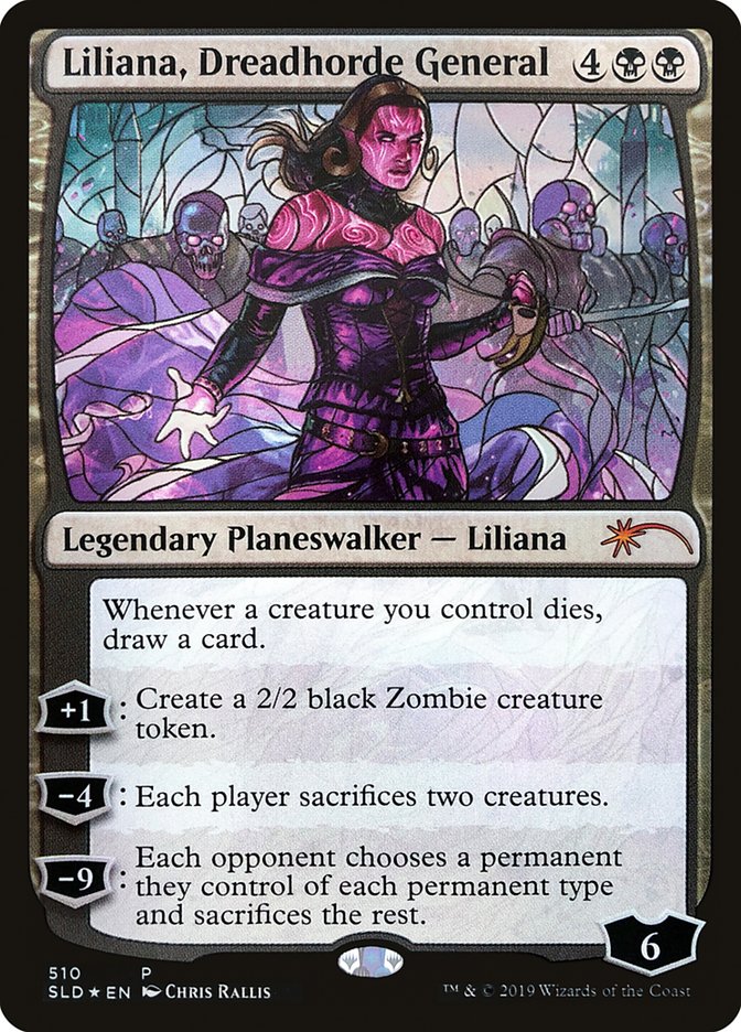 Liliana, Dreadhorde General (Stained Glass) [Secret Lair Drop Promos] | Event Horizon Hobbies CA