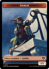 Saproling // Goblin Double-Sided Token [Commander Masters Tokens] | Event Horizon Hobbies CA