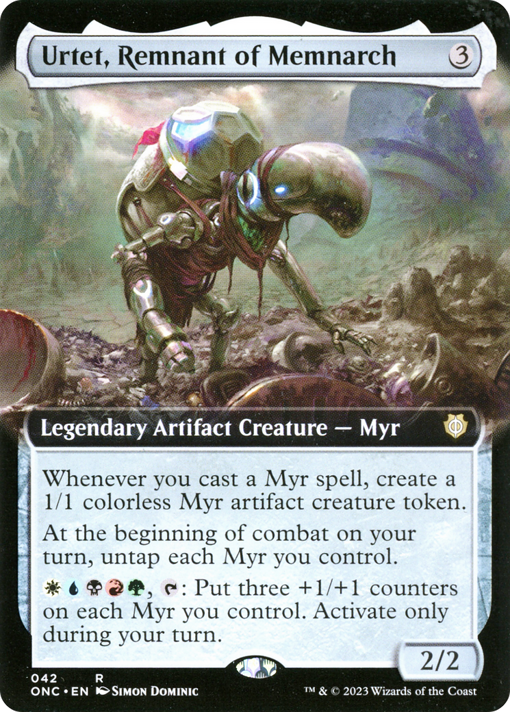 Urtet, Remnant of Memnarch (Extended Art) [Phyrexia: All Will Be One Commander] | Event Horizon Hobbies CA