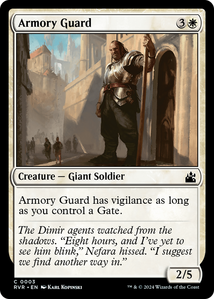 Armory Guard [Ravnica Remastered] | Event Horizon Hobbies CA