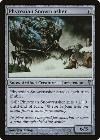 Phyrexian Snowcrusher [Coldsnap] | Event Horizon Hobbies CA