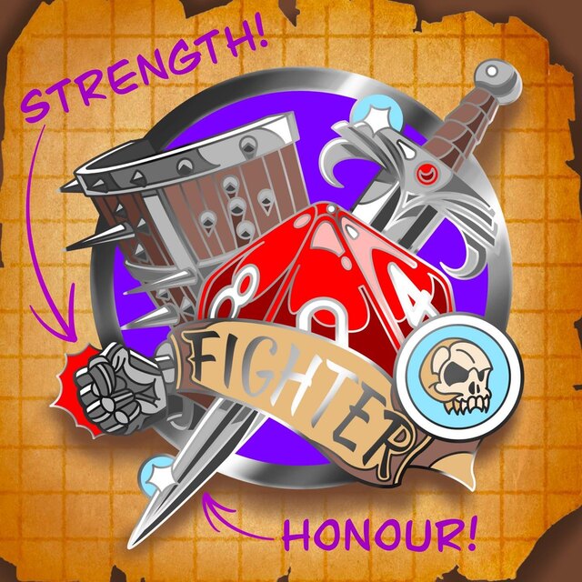 Ramstar Games - Scrolls and Daggers - Enamel Pins