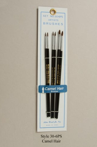 Atlas Brush - Camel Hair - Round Brush Set (6pc set) | Event Horizon Hobbies CA