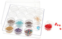Beading - Storage - Joy Filled - Plastic Box w/ 16 Round Containers | Event Horizon Hobbies CA