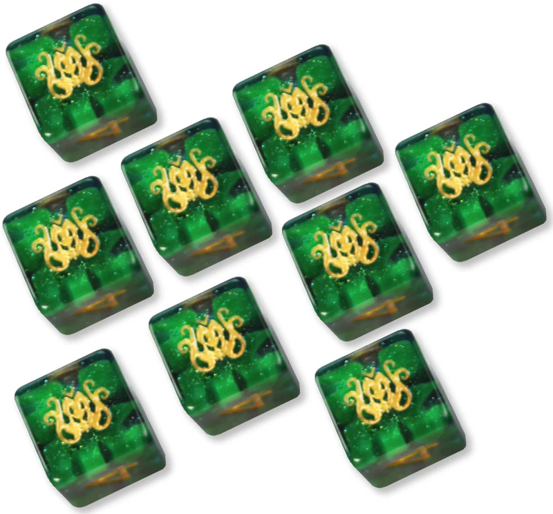 Dice - Infinite Black - Elder Dice (D6s)