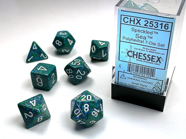 Dice - Chessex - Polyhedral (7pc) - Speckled | Event Horizon Hobbies CA