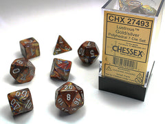 Dice - Chessex - Polyhedral (7pc) - Lustrous | Event Horizon Hobbies CA