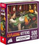 Jigsaw Puzzle - Exploding Kittens - Cats Playing Craps - 500