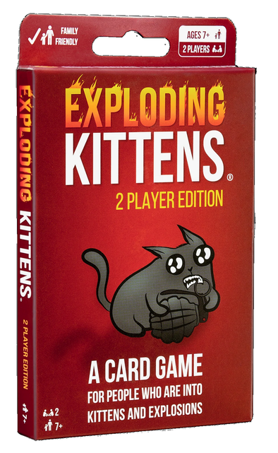 Board Game - Exploding Kittens - 2 Player  Edition | Event Horizon Hobbies CA