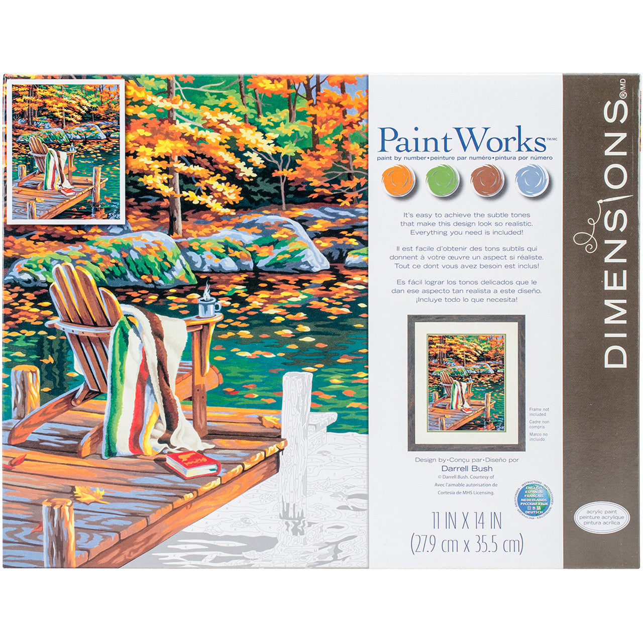 PaintWorks - Paint by Numbers - Golden Pond | Event Horizon Hobbies CA