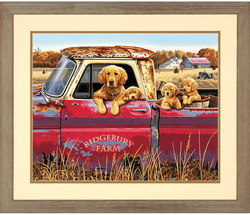 PaintWorks - Paint By Numbers - Golden Ride