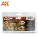 AK Interactive - Weathering Set - Heavy Muddy
