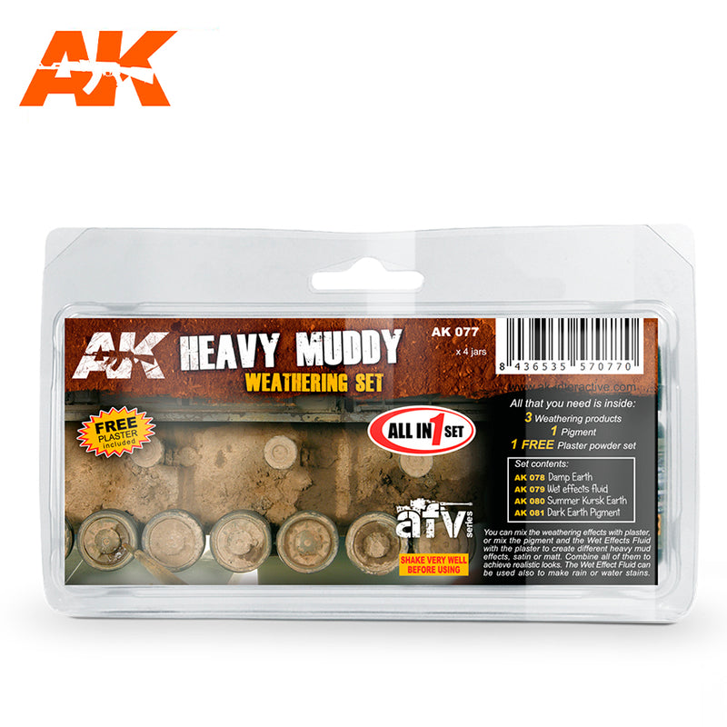 AK Interactive - Weathering Set - Heavy Muddy