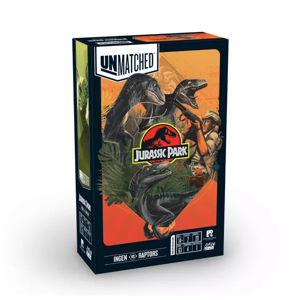 Board Game - Unmatched - Jurassic Park | Event Horizon Hobbies CA