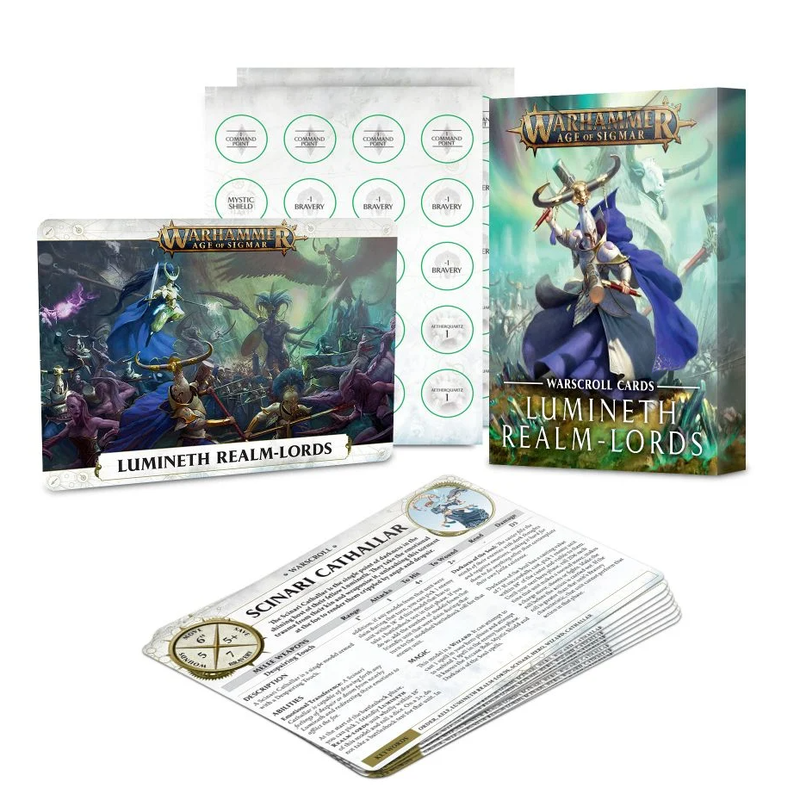 AOS - Lumineth Realm-Lords - Warscroll Cards