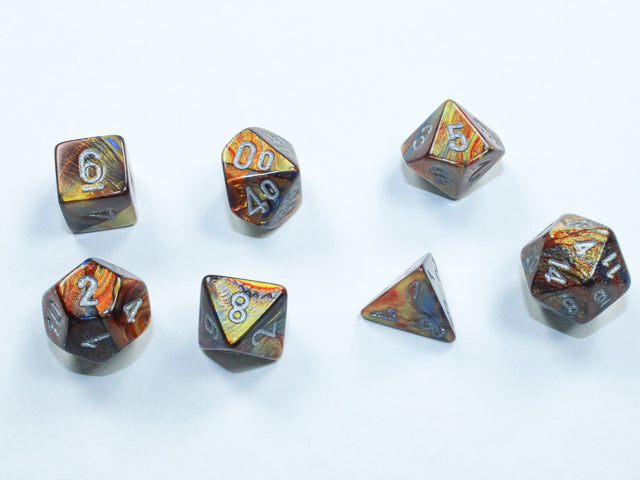 Dice - Chessex - Mini Polyhedral (7pc) - Lustrous | Event Horizon Hobbies CA