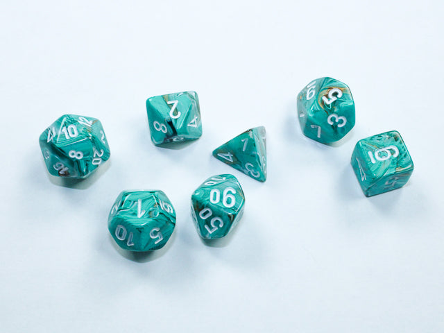Dice - Chessex - Mini Polyhedral (7pc) - Marble