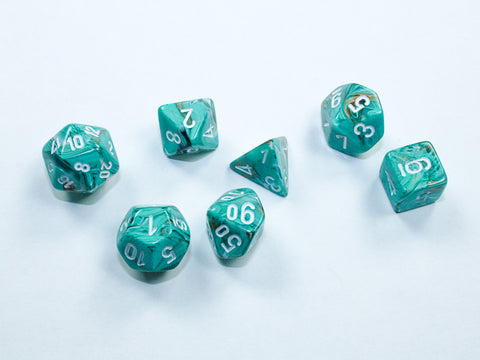 Dice - Chessex - Mini Polyhedral (7pc) - Marble