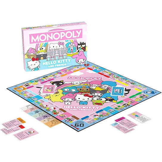 Board Games - Monopoly - Hello Kitty | Event Horizon Hobbies CA