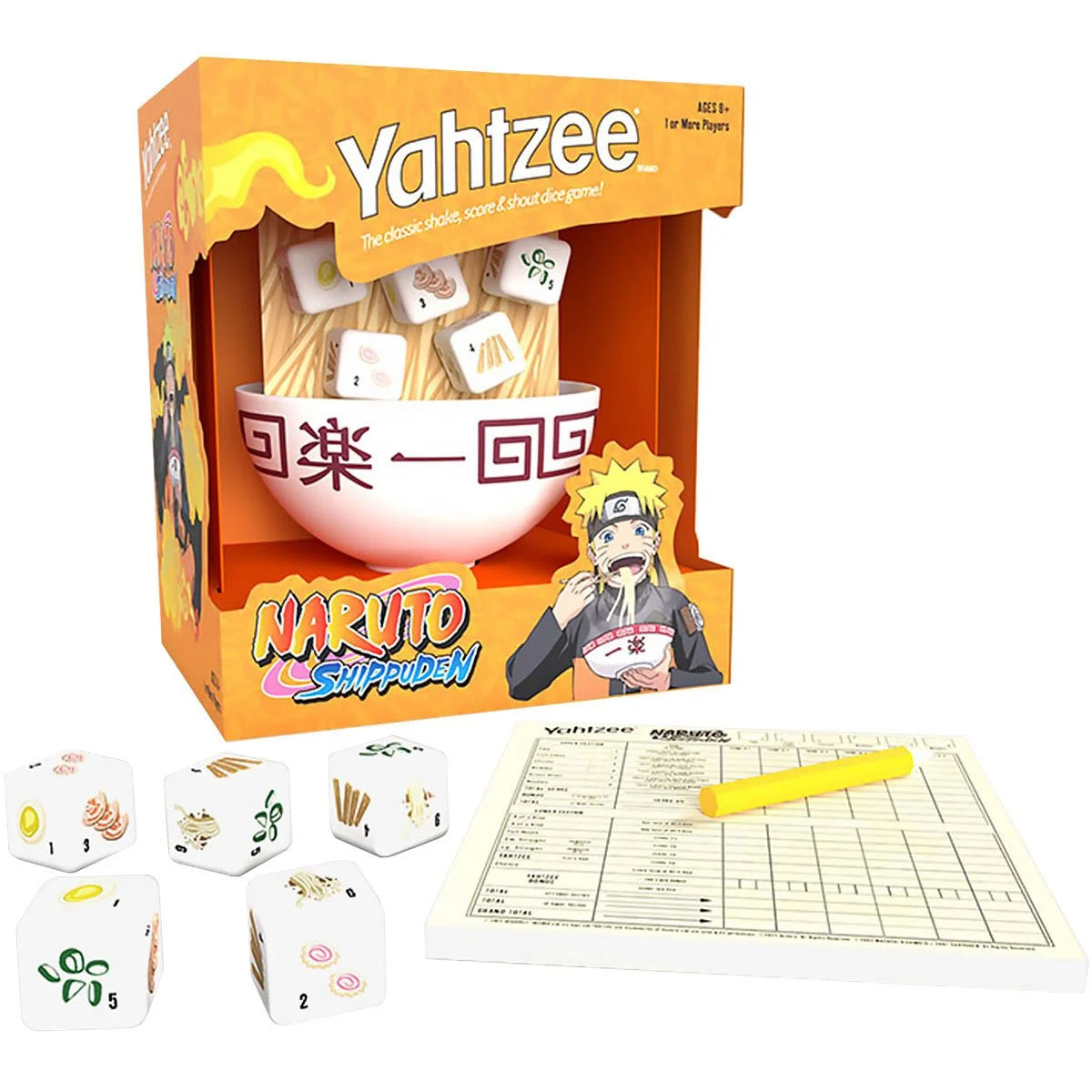 Boardgames - Yahtzee - Naruto | Event Horizon Hobbies CA