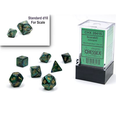 Dice - Chessex - Polyhedral (7pc) Mini - Scarab