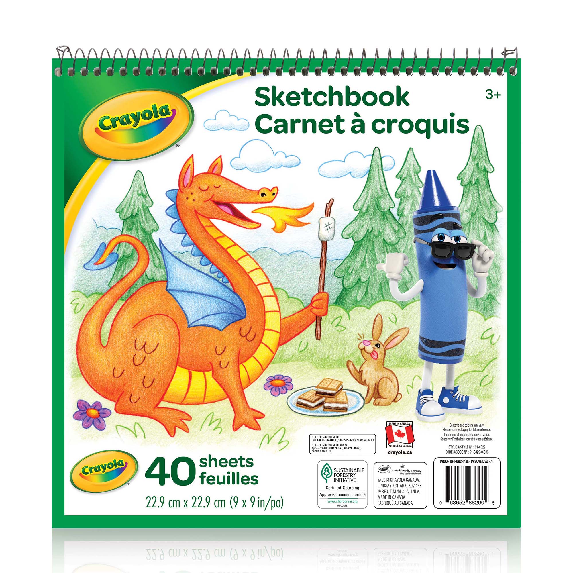 Crayola - Sketchbook, 40 pages | Event Horizon Hobbies CA