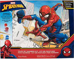 PaintWorks - Paint By Numbers - Spider-Man | Event Horizon Hobbies CA