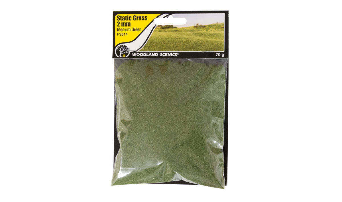 Static Grass - Medium Green | Event Horizon Hobbies CA